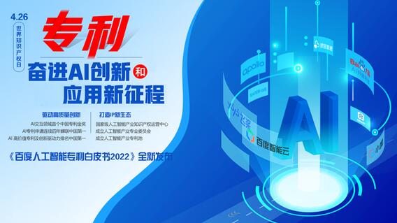 百度：截至4月全球人工智能專利申請(qǐng)超過(guò)2.2萬(wàn)件