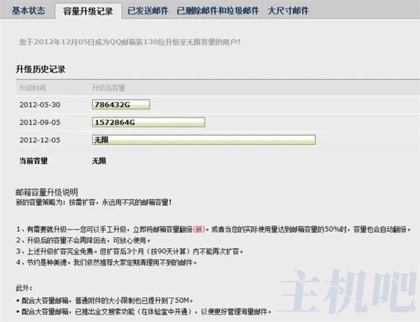 免費(fèi)時(shí)代過(guò)去了，QQ郵箱容量也開(kāi)始收費(fèi)了！